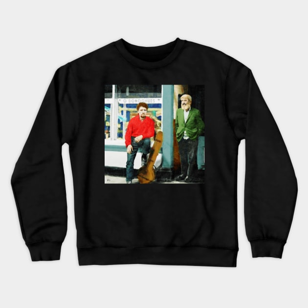 Luke and Ronnie at O'Donoghues Crewneck Sweatshirt by DeaglanStudio